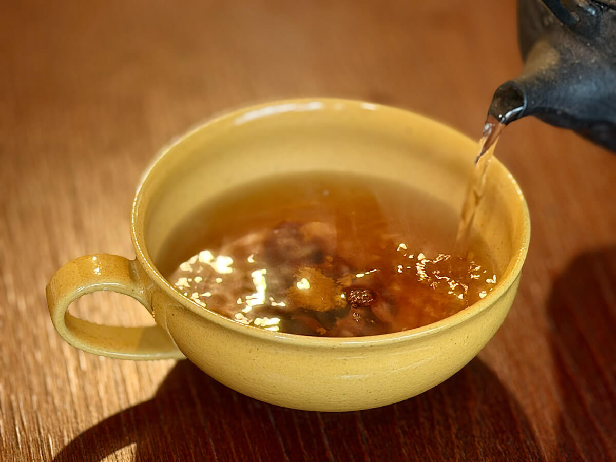 月子の「もうすぐ満月ですよ」梅とほのぼの、しみじみ