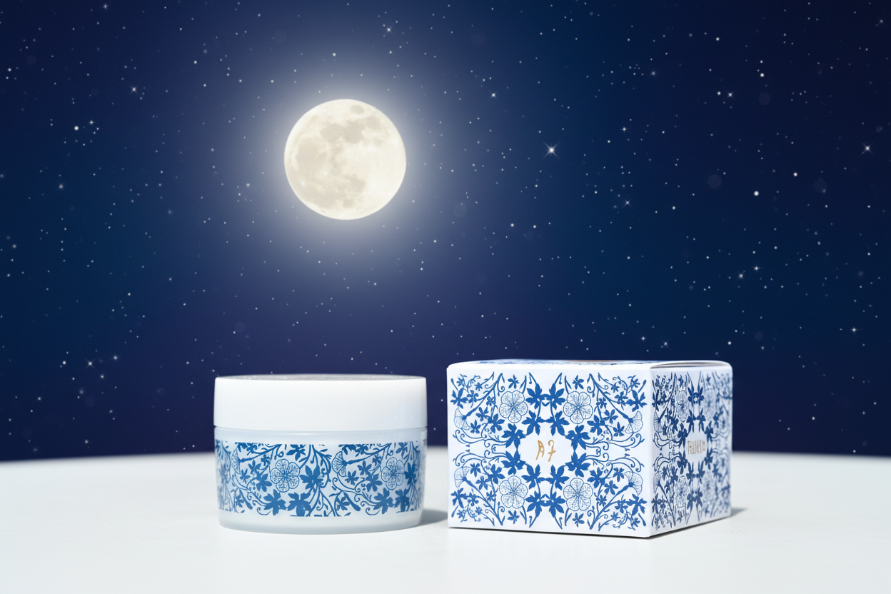 満月ジェル ヒーロー画像(星空と満月)